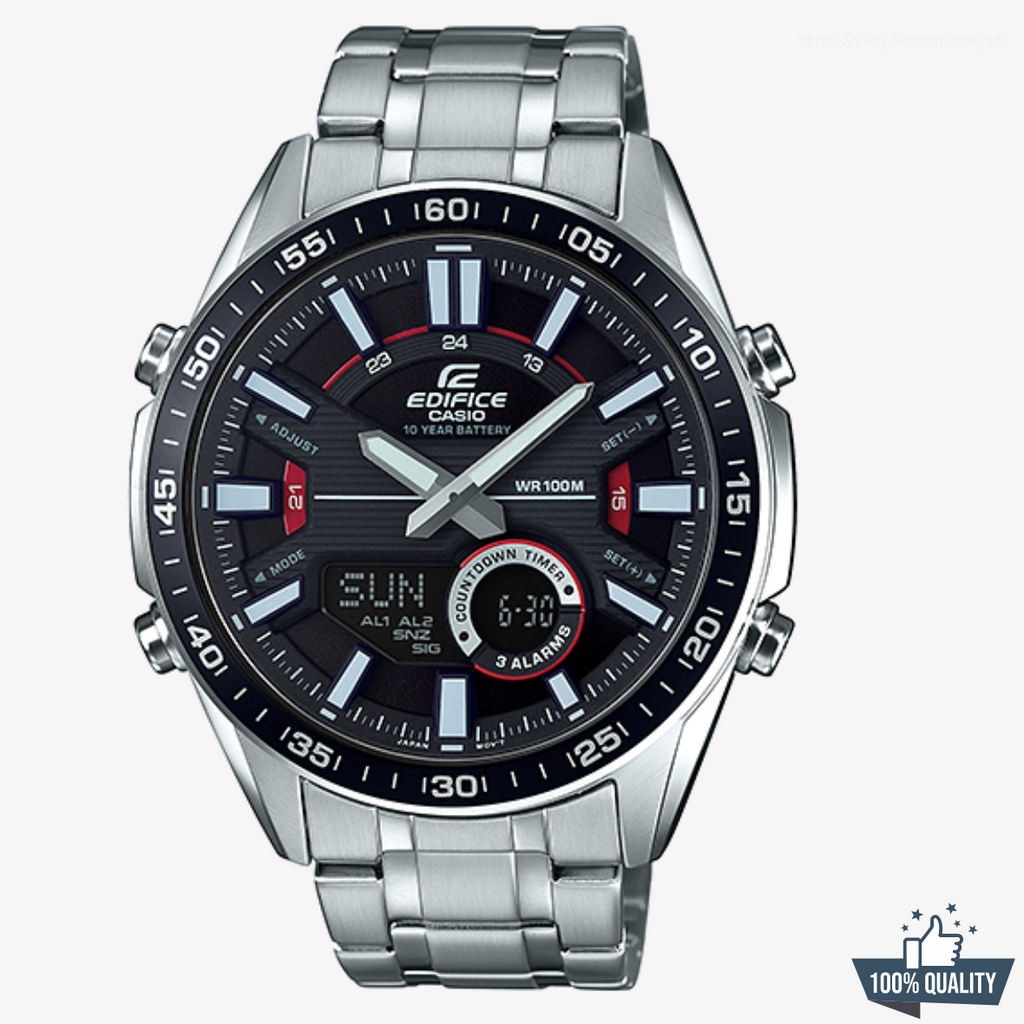 EDF-A1146665 Stainless Steal Black Dial.