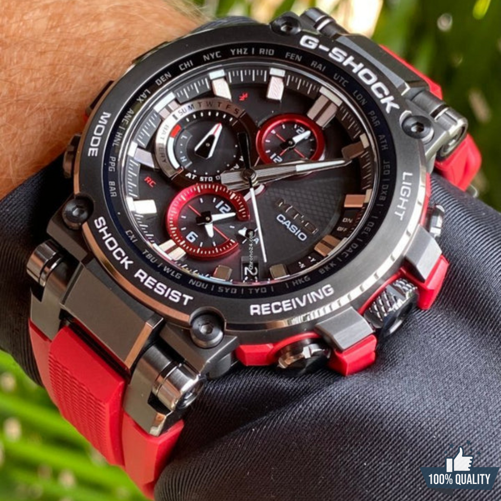 MT-211451 G1 Red Black Dial Watch.