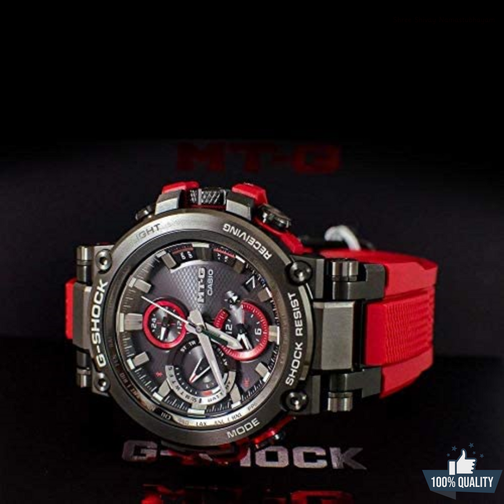 MT-211451 G1 Red Black Dial Watch.